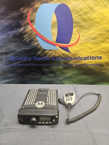 Motorola XTL1500 136-174 MHz VHF P25 Two Way Radio w DTMF Mic M28KSS9PW1AN