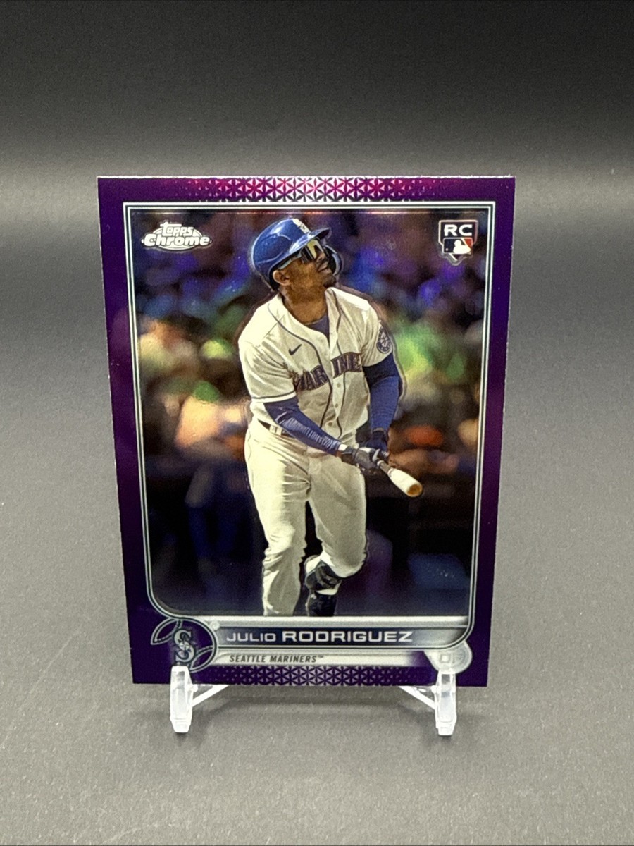 2022 Topps Chrome Update Series - Julio Rodriguez #USC150 Purple 