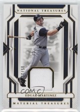 2024 Panini National Treasures Material 5/35 Edgar Martinez #MT-EM HOF 04br