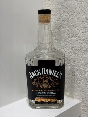 Jack Daniels 14 Year Old Limited Edition EMPTY Bottle Batch 2 Unrinsed
