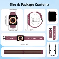 2026 Smart Watch For Men/Women, Waterproof Smartwatch Bluetooth iPhone Samsung 10