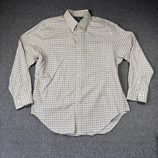 Lauren Ralph Lauren Mens 17 34/35 Non Iron Classic Fit Check Dress Shirt