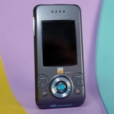 Sony Ericsson W580i Mobile Phone Orange Only Walkman Slider Retro Music