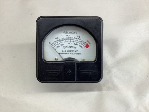 CRESS vintage  ELECTRIC KILN Temperature Gauge
