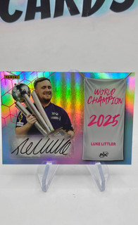 Panini PDC World Championship 2026 Luke Littler World Champion Auto /80