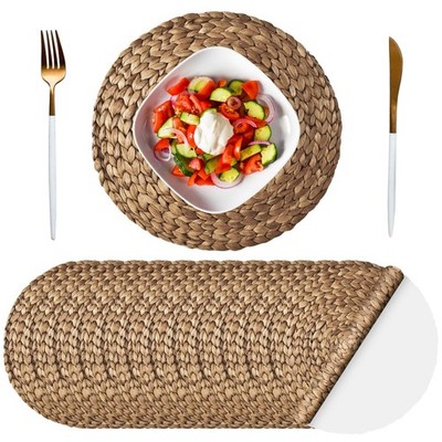 100 Pack Disposable Paper Placemats Bulk 13 Inch Paper Charger Place Mat Part...
