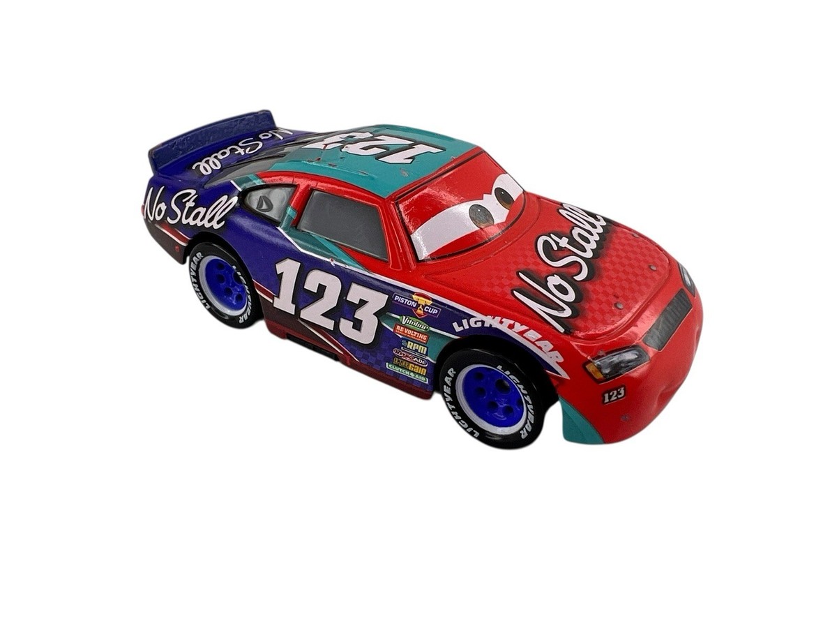 Disney Pixar Cars Todd Marcus No Stall #123 Piston Cup Race