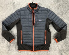 Patagonia Jacket Youth XXL 16-18 Gray Down Puffer Full Zip Outdoor STY68326