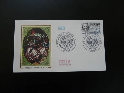FDC France 1981 music composer Jacques Offenbach (1)