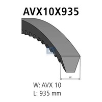 Keilriemen Dt Spare Parts 2.21067 AVX10X935 FüR 1G2 33B Golf B4 80 1G1 165 19E 2