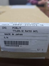 TEL Tokyo Electron  3880-200109-16 , TTL25-12