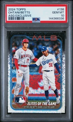 2024 Topps Shohei Ohtani/Mookie Betts #138 ASG Exclusive PSA 10 GEM MINT LOW POP