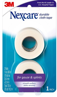 Durable Cloth Tape, Woven Tape, Securely Holds Bulky Wound Dressing - 1 In x ...
