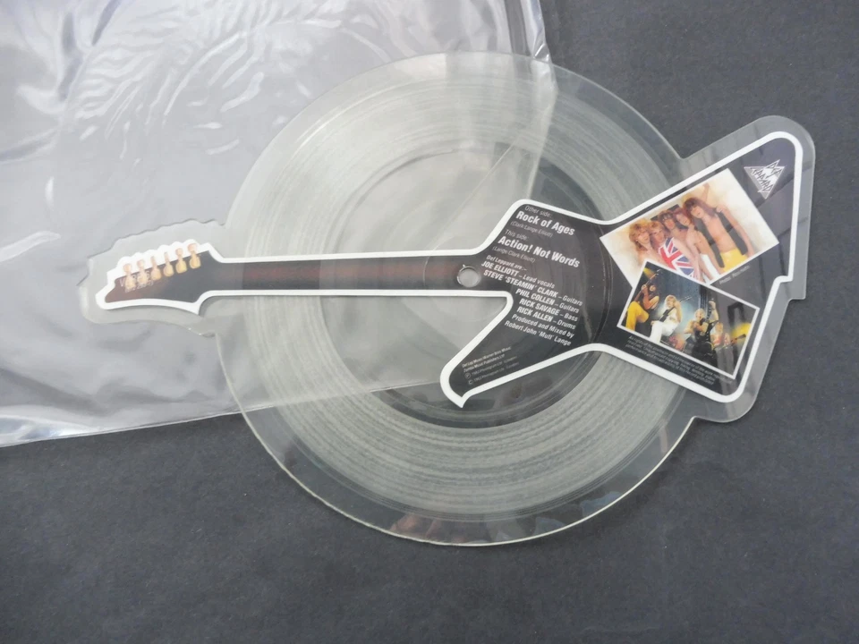 Def Leppard – Rock Of Ages 1983 UK 7" SHAPED PICTURE DISC VERTIGO - Image 2 of 2