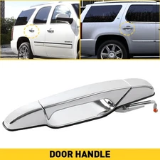 Chrome Door Handle Right RH Rear Passenger for 2007-2013 Chevy GMC Outside EAH