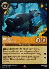 1/204 BALOO FRIEND AND GUARDIAN EN10 RARE DISNEY LORCANA CARD