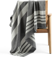100 Pure Cashmere Throw Blanket for Couch, Sofa, Bed, Ultra Soft Woven Brus