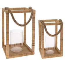Lantern/Candle Holder Decorative Lanterns for Home, Tabletops, Mantels, Patio...