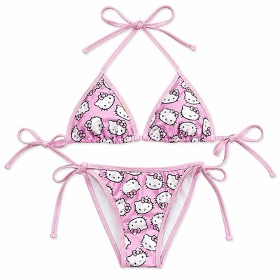 Hello Kitty Bikini Rosa 2-teiliges Bikini Set
