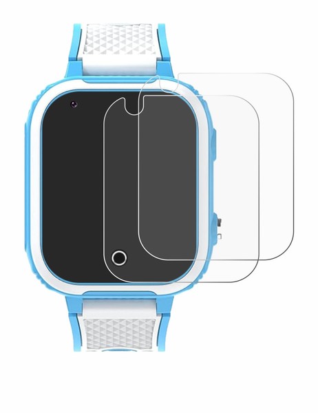 "2X ScreenLeaf Displayschutzfolie FüR Olivfant Kids Smartwatch 1.44\" Nachhaltig "-image