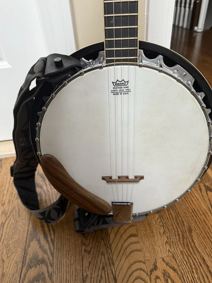 Banjo Delta 5 Cuerdas con Estuche Rígido y Correa En Excelente Estado Foto 4 de 4