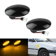 2x Schwarz Linse LED Seitenblinker für Opel Corsa C X01,Vauxhall Tigra MK I S93