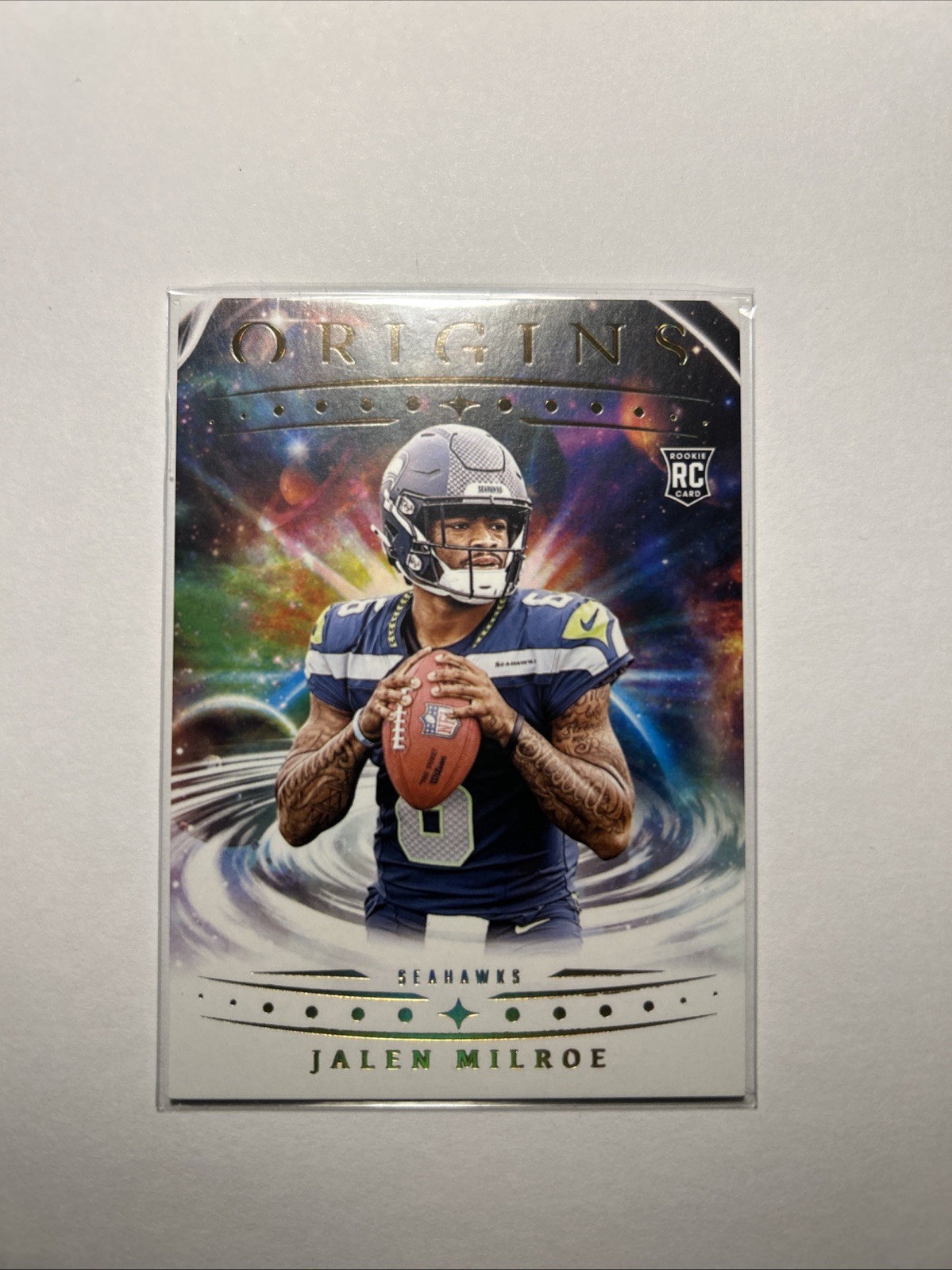 Jalen Milroe 2025 Origins Base Rookie Card #103 - Seahawks