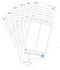 Genuine AT-2700 Time Cards, 4-Packs of 50Ea