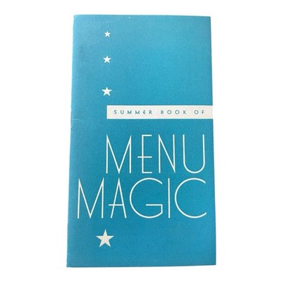 Summer Book Of Menu Magic 1932 Nabisco Uneeda Bakers Recipe Pamphlet