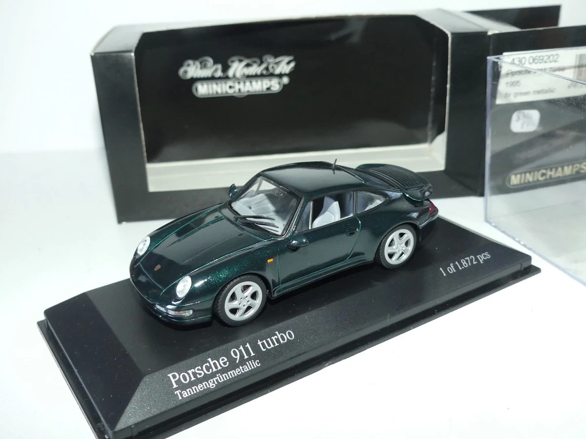 Minichamps 1/43 Porsche 911 Turbo (997) 2006 – Gris – Occasion