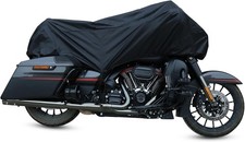 X AUTOHAUX Motorcycle Cover Lightweight Half Cover Outdoor Waterproof Rain Dust