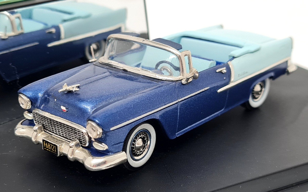 Vitesse 1/43 Chevrolet Bel Air 1965 Open Convertible Blue Diecast Model Car