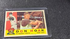 1960 Topps - Don Hoak #373 Ink