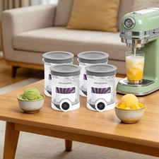 4 PCS 16oz Creami Pint Containers Compatible ...