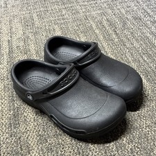 Crocs Slip Resistant Shoes Black Size 8W 6M US Clogs 8 Women's 6 Men's