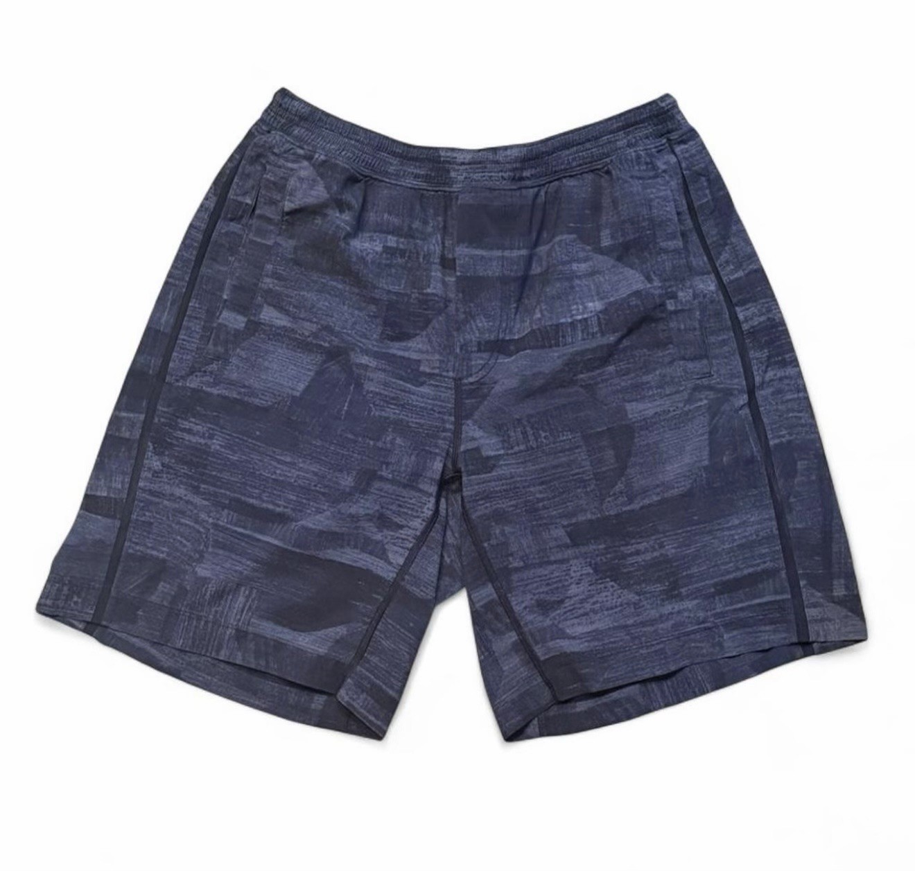 Lululemon Men’s Shorts Size L Blue Athletic Gym Running Stretch