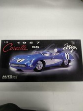 Autoart 1/18 Chevrolet Corvette Ss 195 1957 Blue