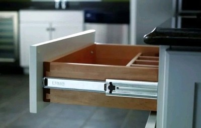 EVERBILT Side Mnt Ball Bearing 22''Drawer Slide Set SoftClose Full Extension...CP