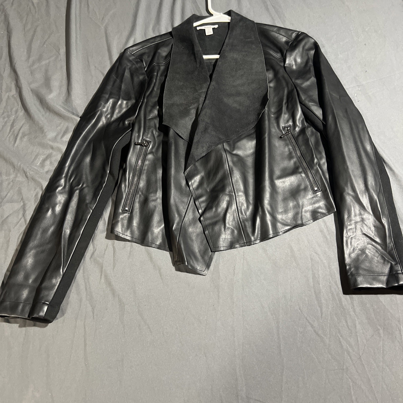 Bar III Women’s Leather Jacket Size Small