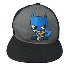 Batman Snapback Hat Multi One Size Adjustable Embroidered Six Flags