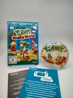 Yoshi's Woolly World Nintendo Wii U Spiel CIB Vollständig Top Zustand