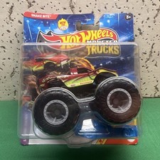 Hot Wheels Snake Bite Pickup Monster Truck Red Green Black Diecast 1:64 2025