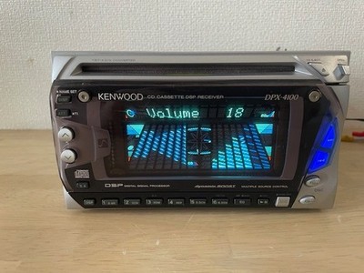 Kenwood DPX-4100 2Din Car Audio CD Cassette Player with Bluetooth