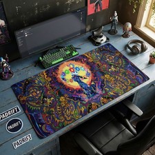Umbreon Tera Jewels Art XL Gaming Mouse Pad, Pokemon Desk Mat