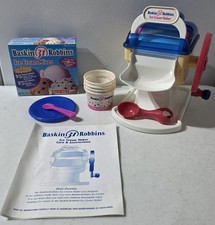 Vintage BASKIN ROBBINS Ice Cream Maker 2001 WHAM-O. Excellent Used Condition