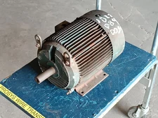 Reliance - Duty Master AC Motor, Label Unreadable, Base Mount, Keyed Shaft