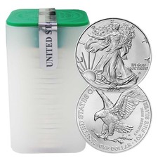 Roll of 20 - 2025 $1 American Silver Eagle 1 oz BU