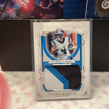 2025 National Treasures TETAIROA MCMILLAN Framed Fabric Rookie  /49 tri color