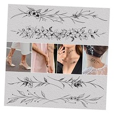 Tiny Temporary Tattoos for Women Girls, Realistic Fake Tattoos That Look Real