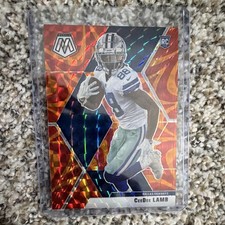 Panini 2020 Mosaic CeeDee Lamb Rookie Card #207 Dallas Cowboys Football. rookie card picture